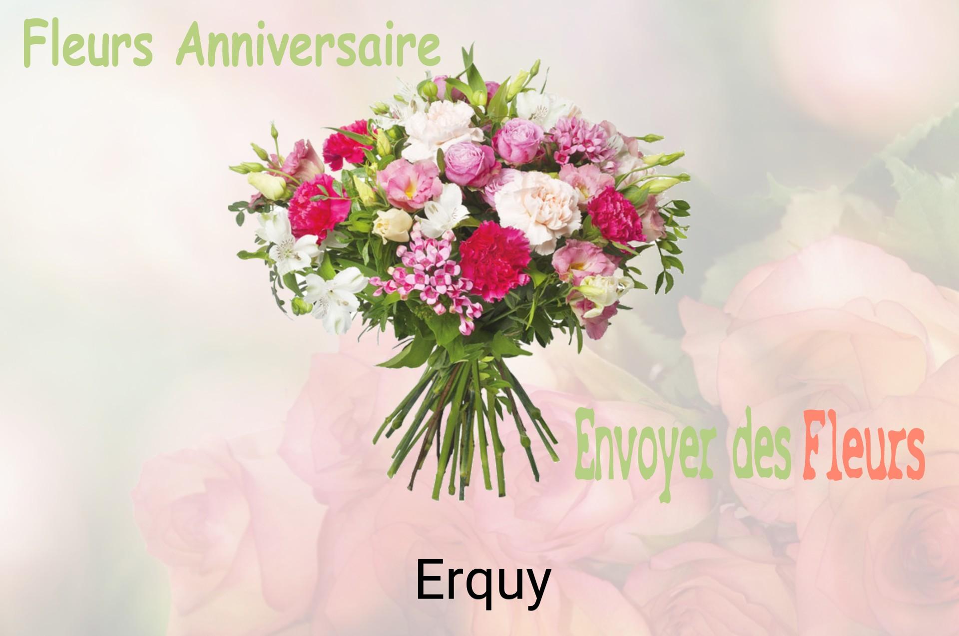 Bouquet de fleurs d’anniversaire livré à Erquy