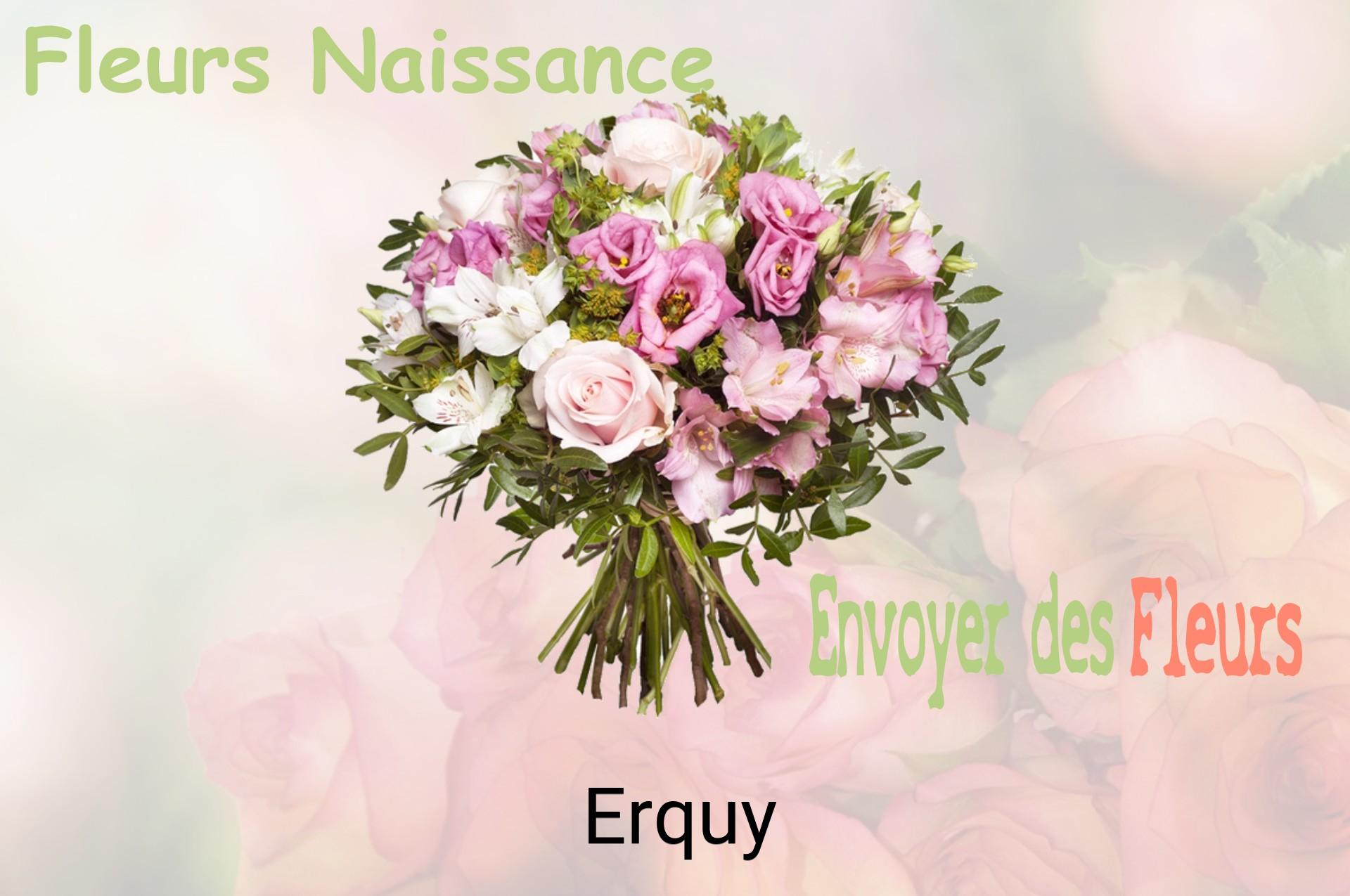 Bouquet de fleurs de naissance livré à Erquy